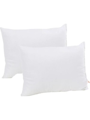 Tusebu 2’li Bebek Yastık Seti – Yumuşak, Orta Dolgulu, Makinede Yıkanabilir (Beyaz)