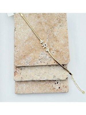 SY Aksesuar 14K Harf Bileklik