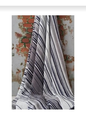 Özdilek Stripe Pamuklu Lacivert Diz Battanıyesı (130X170)