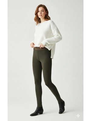 Mixdore Kadın Peluş Tayt Yüksek Bel Kışlık Termal Kadın Külotlu Çorap 0458