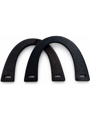 İğne İzi 16,5 cm Ahşap Çanta Sapı – El Yapımı Çanta Kulpu 2 Adet Dıy Hobi Aksesuarı