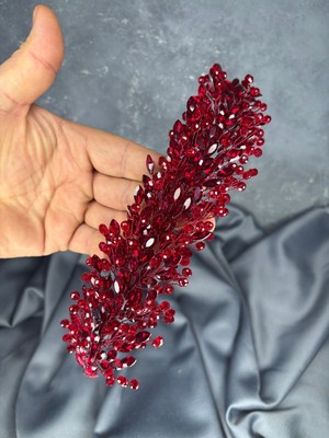 Özbience Elisa Boncuklu Kına Tacı, Türban ve Saç Için Zarif Tasarım