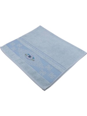 Özyiğit Işlemeli Havlu Mavi 50*90
