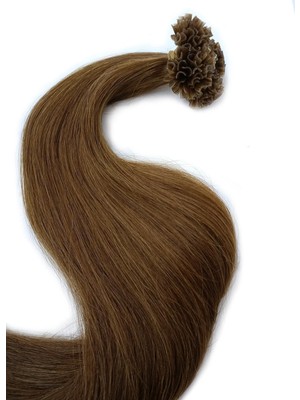 Özbience Kahve Tonlarında Mikro Kaynak Saç 0,8 Gr, 68-70 Cm, 25 Adet