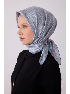 Belli Monogram Desen Tivil Ipek Eşarp 4321D E26YA4321D01-81