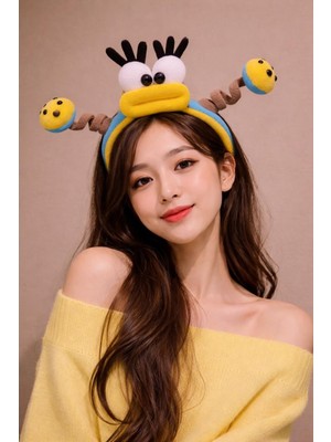 Özbience Renkli Eğlenceli Peluş Taç, Yumuşak ve Rahat Kullanım Hediye Alternatifi