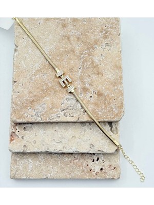 SY Aksesuar 14K Harf Bileklik