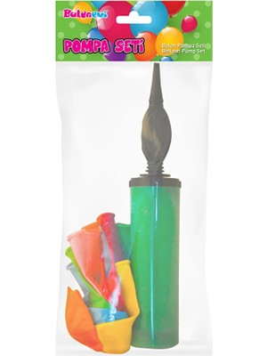 Balonevi Balon-Pompa Seti (4 Adet)