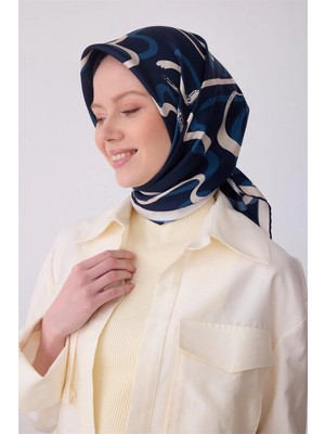 Belli Soyut Desen Tivil Ipek Eşarp 4309D E26YA4309D01-34