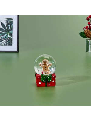 Matmel Deco Ginger Kar Küresi - Renkli - 6x8 cm