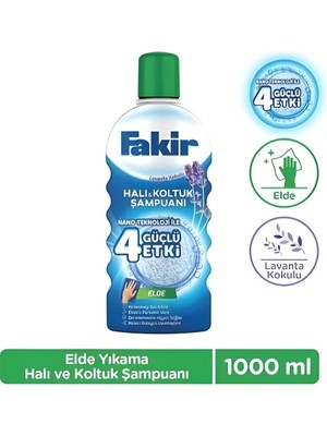Fakir Elde Yıkama Halı ve Koltuk Şampuanı Lavantalı 1000ML