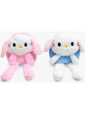 MiraLive Işıklı Peluş Oynar Kulaklı My Melody ve Cinnamoroll Sırt Çantası
