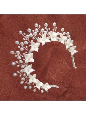 Özbience Şık ve Zarif Gelin Tacı, Düğün ve Nişan Için Özel Tasarım