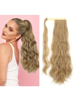 Özbience Dalgalı Cırtcırtlı At Kuyruğu Takma Saç Postiş Uzatma Peruk