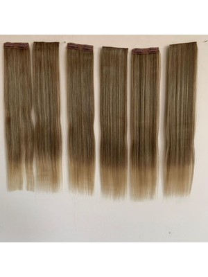 Özbience Kumral Ombreli Uzun Düz Çıt Çıt Seti, Isıya Uygun, Şık ve Kullanışlı