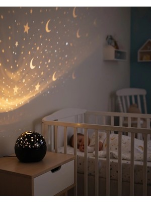 TE Dükkan Buğz Hoparlörlü Yıldız Projektör Oda Lambası