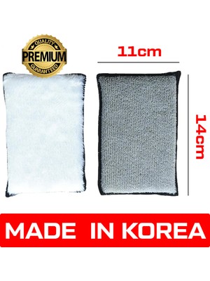 Jo Moyner Scrup Pad Deri Plastik Koltuk Temizleme Pedi 14X11CM Scrub Pad Made In Korea Premium En Üst Kalite