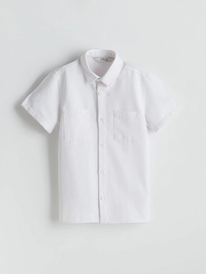 Lc Waikiki Yeni Sezon Keten Karışımlı Erkek Çocuk Gömlek