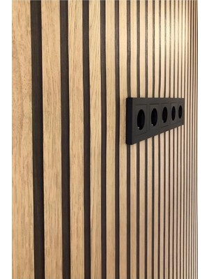 Özbience 3D Efekt Ahşap Panel Duvar Çıtası Desenli 5,30 M²