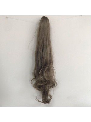 Özbience Küllü Kumral Uzun Isıya Uygun Tokalı At Kuyruğu Postiş