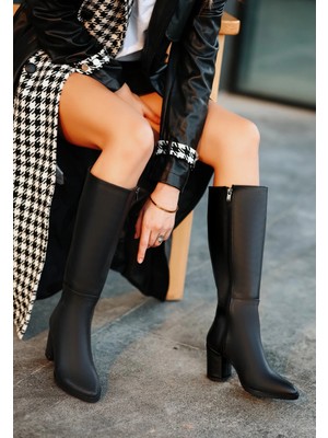 Hsc Bilişim Morena Siyah Cilt Çizme