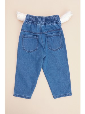 FullaModa Beli Lastikli Baggy Erkek Çocuk Pantolon