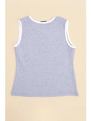 FullaModa Kelebek Baskılı Fitilli Kız Çocuk Body