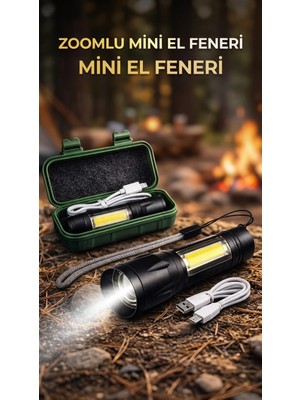 Moresun Buğz Taşınabilir LED El Feneri Su Geçirmez Kamp Yürüyüş Gece Kullanımı