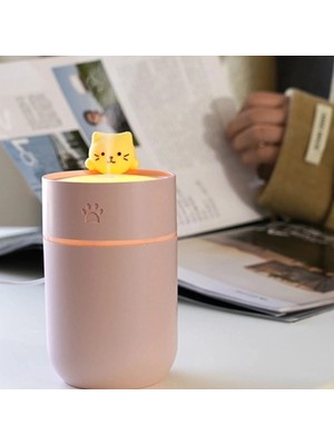 Moresun Buğz Isınan Kedi Mini USB Sessiz Hava Nemlendiricisi