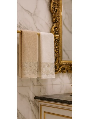 Özbience Yumuşak ve Şık Ikili Havlu Takımı, Günlük Kullanım Için Ideal