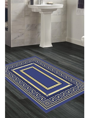 Özbience Kaymaz Taban Banyo Halısı Trend Modern 651M Gold