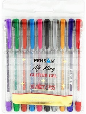 Hype Store My-Kıng Simli Jel Kalem 10LU Set - PE02227JK00S10