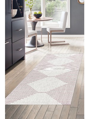 Özbience Kaymaz Taban Pamuk Mutfak Halısı F5085 Mürdümür Ürün Açıklaması