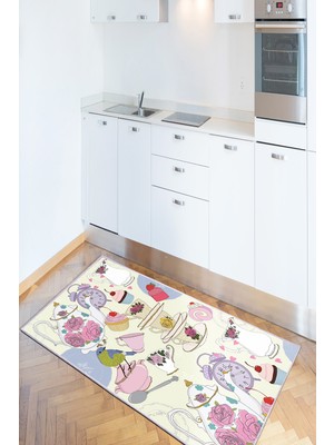 Özbience Saçaksız Inci Mutfak Halısı, Şık ve Kullanışlı Tasarım