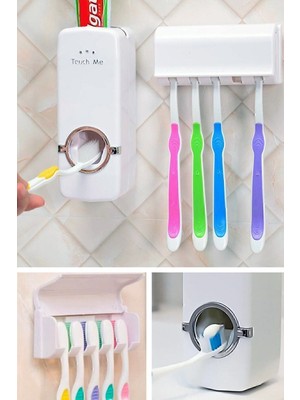 Özbience 5'li Diş Fırçalama Seti ve Macun Sıkıcı Tutucu, Pratik Kullanım