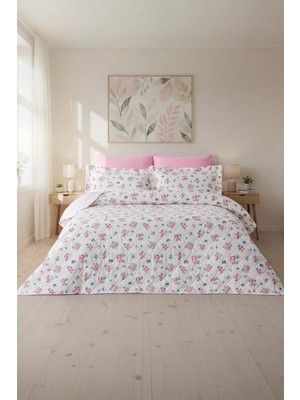 Soley Vivia | %100 Pamuk Çift Kişilik Kapitone Nevresim Takımı