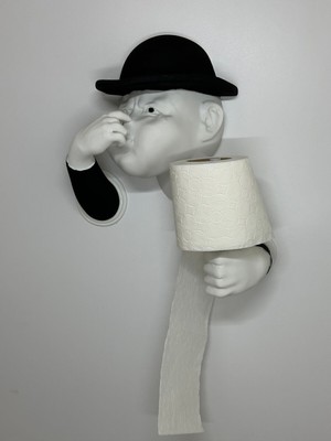 Özbience 3D Teknolojili Tuvalet Kağıdı Tutacağı, Şık ve Dayanıklı Tasarım