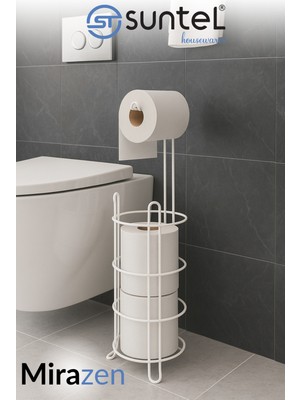 Özbience Şık ve Dayanıklı Wc Kağıdı Standı, Banyonuzda Pratik Kullanım Sağlar