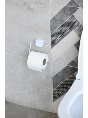 Özbience Pratik ve Şık Yapışkanlı Tuvalet Kağıtlığı, Banyo Düzeni Için Ideal Seçim