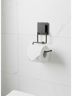 Özbience Yapışkanlı Wc Kağıtlık, Paslanmaz Metal, Kolay Montaj, Güçlü Tutunum
