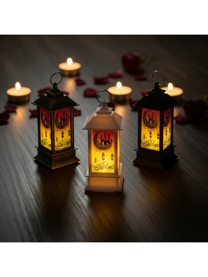 Alvo Store Buğz Ramazan Temalı Küçük Kare Kubbe LED Lamba