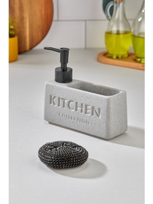 Özbience Modern Bölmeli Seramik Sıvı Sabunluk, Şık ve Kullanışlı Tasarım