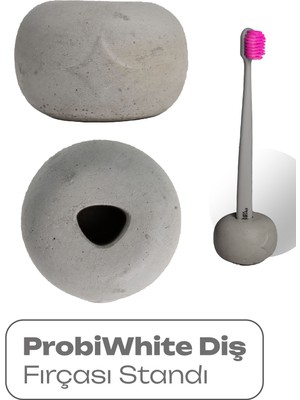 Özbience El Yapımı Doğal Diş Fırçalık Stantı, Şık ve Kullanışlı Tasarım