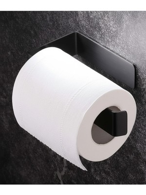 Özbience Antrasit Tuvalet Kağıdı Askısı, Paslanmaz Çelik, Güçlü Yapışkanlı Montaj
