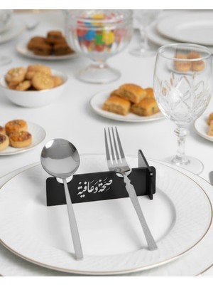 Zero Land Nrzsnt 3D Özel Baskı 6’lı Kaşık Çatal Düzenleyici Dekoratif Stand
