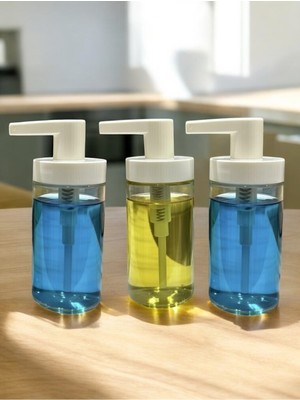 Özbience Tackan Sıvı Sabunluk Seti, Banyo ve Tuvalet Aksesuarı, 250ML, 3'lü