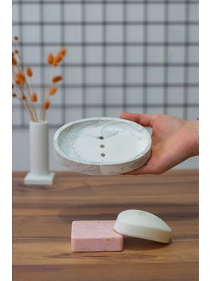 Özbience Şık Oval Banyo Sabunluk, Modern ve Dayanıklı Tasarım