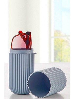 Özbience Pratik Taşıma Kabı, Gözlük, Diş Macunu ve Makyaj Fırçası Kutusu