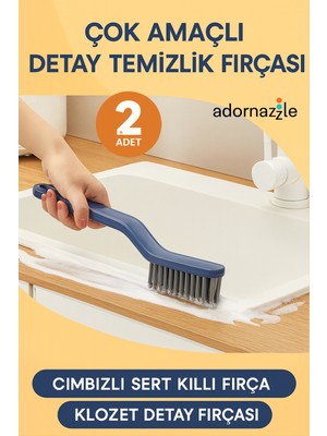 Özbience Çok Fonksiyonlu Temizlik Fırçası, Banyo ve Balkon Fayans Arası Fırçası