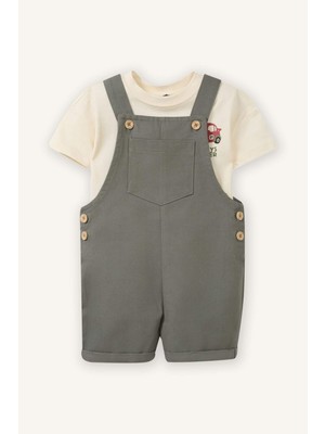 DeFacto Hayvan Baskılı 2'li Takım Erkek Bebek G8516A526SM